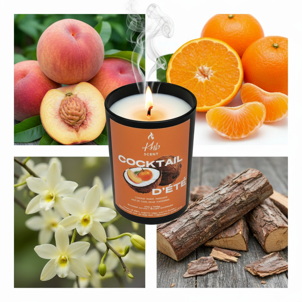 KHB SCENT COCKTAIL D’ÉTÉ Vegan Candle Deal - Eco-Friendly