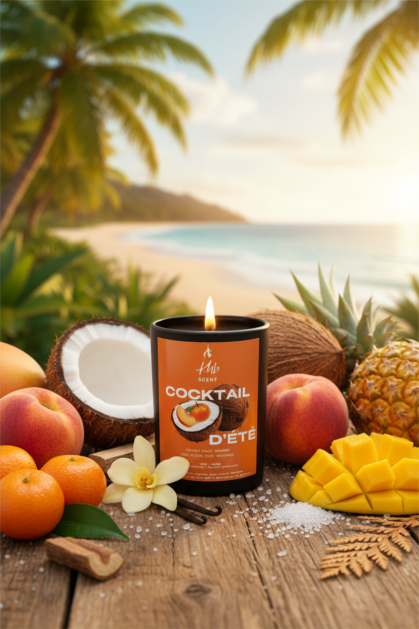 KHB SCENT COCKTAIL D’ÉTÉ Vegan Candle Deal - Eco-Friendly