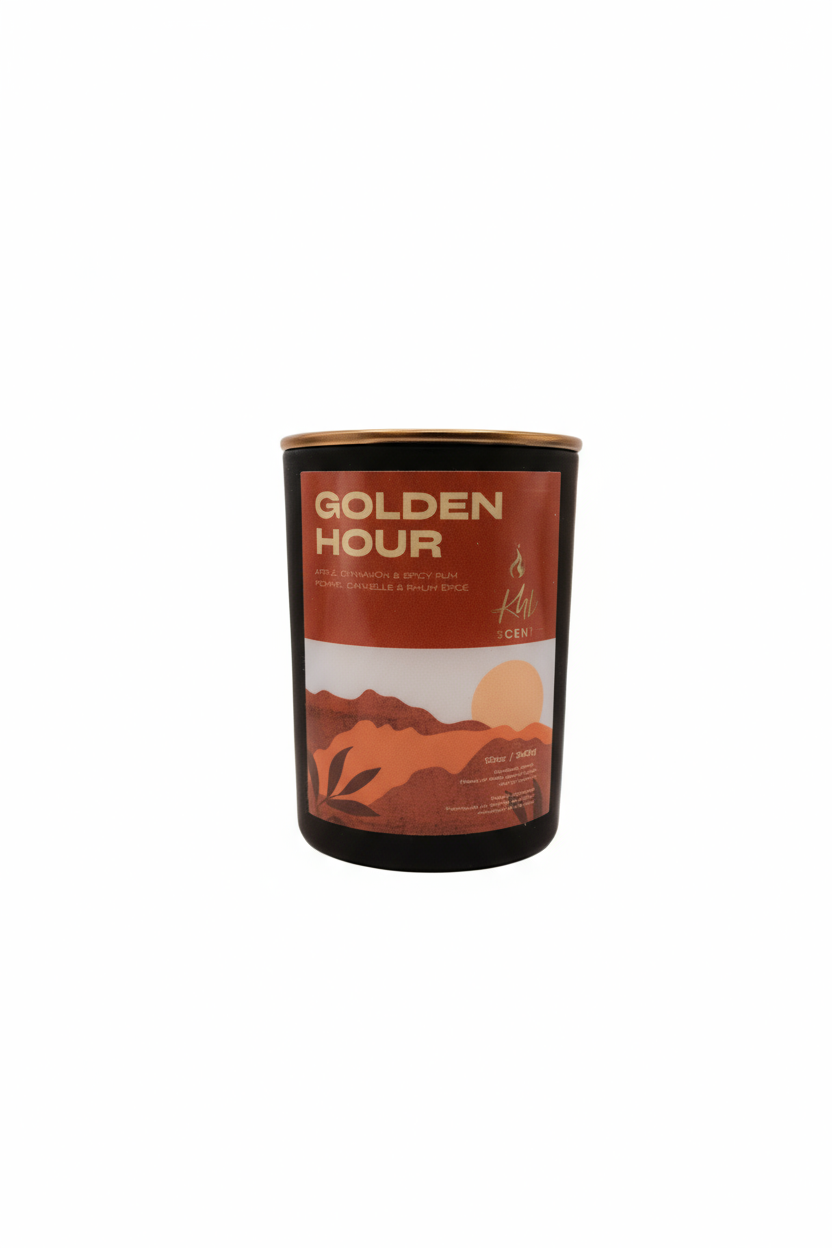 KHB SCENT GOLDEN HOUR Vegan Candle - Eco-Friendly
