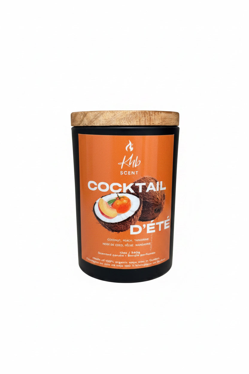 KHB SCENT COCKTAIL D’ÉTÉ Vegan Candle Deal - Eco-Friendly