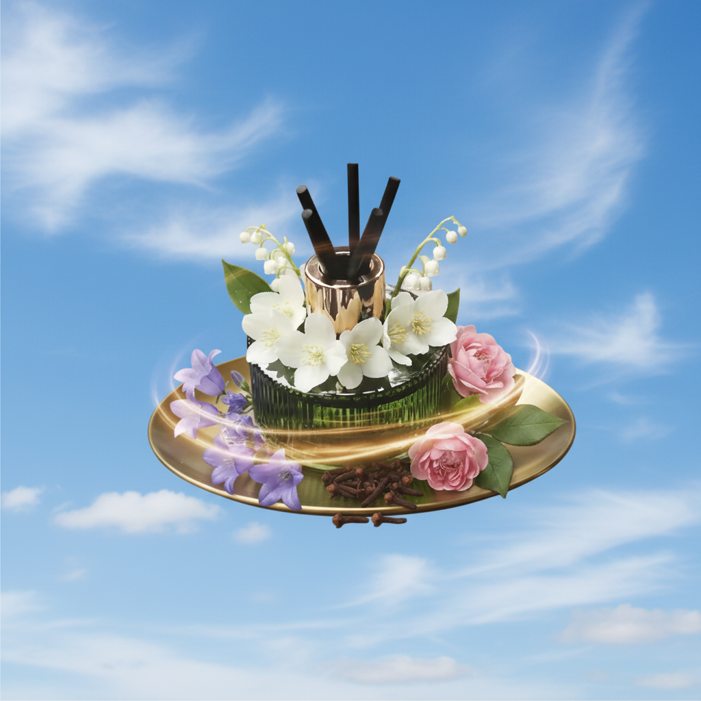 KHB SCENT FANCY DRIVE - Blue Windbell - Car Diffuser